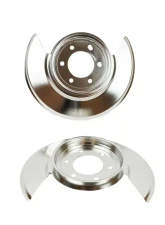 Kentrol Disc Brake Dust Cover Pair Polished Silver for Jeep CJ 1976-1978                                     - 30501 - Image 2