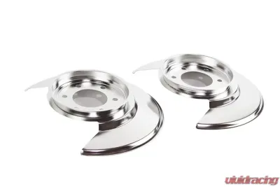 Kentrol Disc Brake Dust Cover Pair Polished Silver for Jeep CJ 1976-1978 - 30501