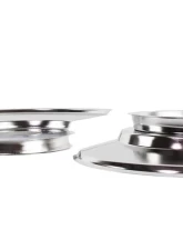 Kentrol Disc Brake Dust Cover Pair Polished Silver for Jeep CJ 1976-1978                                     - 30501 - Image 6