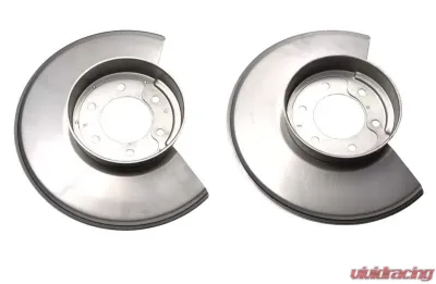 Kentrol Disc Brake Dust Cover Pair Polished Silver for Jeep CJ 1978-1986 - 30502