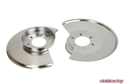 Kentrol Disc Brake Dust Cover Pair Polished Silver for Jeep CJ 1978-1986 - 30502