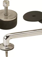 Kentrol Windshield Tie Down Kit Polished Silver for Jeep TJ | JK 1997-2018                                     - 30503 - Image 4