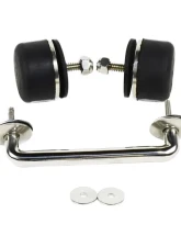 Kentrol Windshield Tie Down Kit Polished Silver for Jeep TJ | JK 1997-2018                                     - 30503 - Image 2