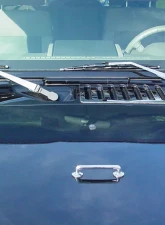 Kentrol Windshield Tie Down Kit Polished Silver for Jeep TJ | JK 1997-2018                                     - 30503 - Image 4