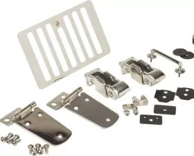 Kentrol Hood Kit Polished Silver Jeep TJ 1998-2006