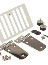 Kentrol Hood Kit without Hood Catch, Polished Silver for Jeep TJ 1998-2006                                     - 30504WHC - Image 5