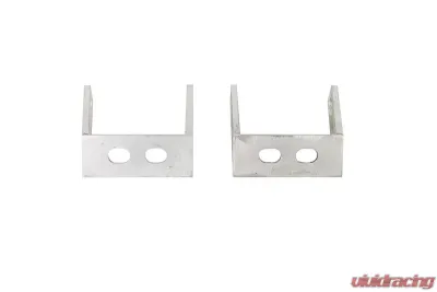 Kentrol Rear Bumper Brackets Pair Polished Silver for Jeep CJ 1945-1986 - 30508