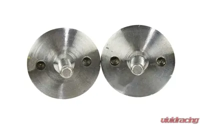 Kentrol Windshield Knobs Pair Polished Silver for Jeep CJ YJ 1976-1995 - 30510