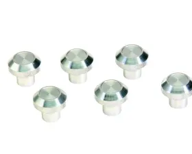 Kentrol Interior Knob Set 6 Pieces Polished Silver for Jeep CJ 1976-1986
