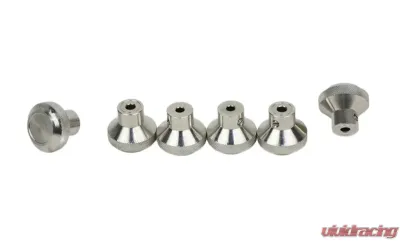 Kentrol Interior Knob Set 6 Pieces Polished Silver for Jeep CJ 1976-1986 - 30511