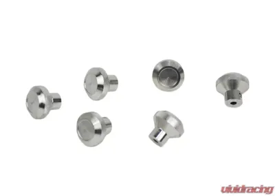 Kentrol Interior Knob Set 6 Pieces Polished Silver for Jeep CJ 1976-1986 - 30511