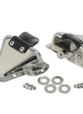 Kentrol Interior Door Latch Brackets Pair Powdercoat Silver for Jeep CJ | YJ 1981-1995                                     - 30513 - Image 4