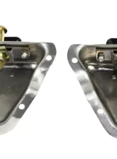 Kentrol Interior Door Latch Brackets Pair Powdercoat Silver for Jeep CJ | YJ 1981-1995                                     - 30513 - Image 3