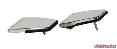 Kentrol Hardtop Liftgate Hinge Pair Polished Silver for Jeep YJ | TJ 1987-2006 - 30516