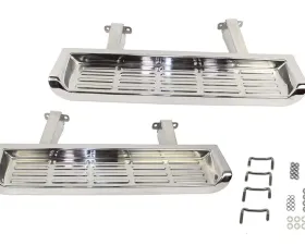 Kentrol Side Steps Pair Polished Silver Jeep TJ 2001-2006