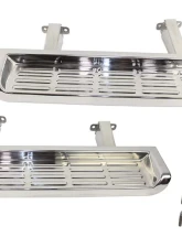 Kentrol Side Steps Pair Polished Silver Jeep TJ 2001-2006                                     - 30518 - Image 10