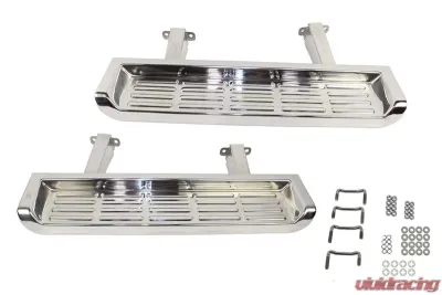 Kentrol Side Steps Pair Polished Silver Jeep TJ 2001-2006 - 30518