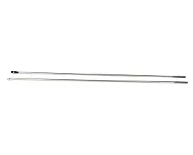 Kentrol Strut Rod Kit Polished Silver Jeep YJ 1987-1995