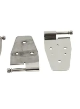 Kentrol Door Hinge Set 4 Pieces Polished Silver for Jeep TJ 1997-2006                                     - 30525 - Image 2