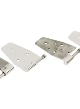 Kentrol Door Hinge Set 4 Pieces Polished Silver for Jeep TJ 1997-2006                                     - 30525 - Image 3