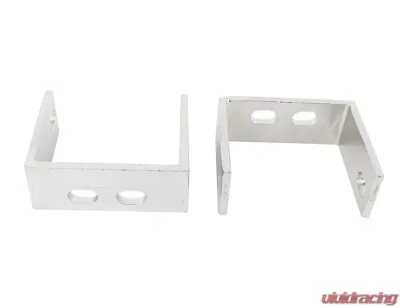 Kentrol Rear Bumper Brackets Pair Polished Silver for Jeep YJ 1987-1995 - 30527