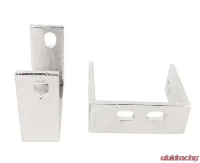 Kentrol Rear Bumper Brackets Pair Polished Silver for Jeep YJ 1987-1995 - 30527