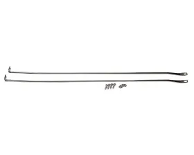 Kentrol Strut Rod Kit Polished Silver Jeep TJ 1997-2006