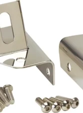 Kentrol LED Light Bar Bracket Pair Polished Silver for Jeep CJ | YJ 1976-1995                                     - 30531 - Image 4