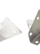 Kentrol LED Light Bar Bracket Pair Polished Silver for Jeep CJ | YJ 1976-1995                                     - 30531 - Image 3