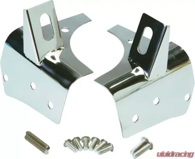 Kentrol Light Bracket Pair Polished Silver Jeep TJ 1997-2006 - 30532