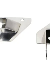 Kentrol Mirror Relocation Bracket Pair Polished Silver for Jeep YJ 1987-1995                                     - 30533 - Image 2