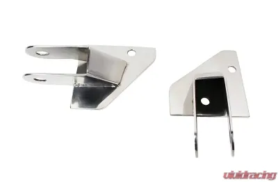 Kentrol Mirror Relocation Bracket Pair Polished Silver for Jeep YJ 1987-1995 - 30533