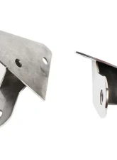 Kentrol Mirror Relocation Bracket Pair Polished Silver for Jeep YJ 1987-1995                                     - 30533 - Image 4
