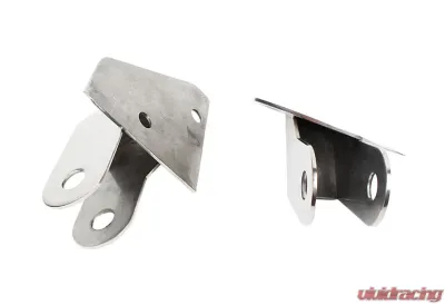 Kentrol Mirror Relocation Bracket Pair Polished Silver for Jeep YJ 1987-1995 - 30533