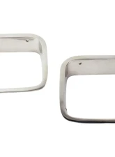 Kentrol Headlight Bezels Pair Polished Silver for Jeep YJ 1987-1995                                     - 30536 - Image 2