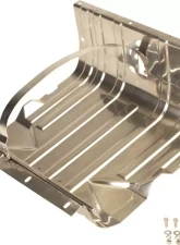 Kentrol Gas Tank Skid Plate with Strap, Polished Silver for Jeep CJ | YJ 1976-1990                                     - 30539 - Image 5