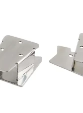 Kentrol Mirror Relocation Bracket Pair Polished Silver for Jeep TJ 2003-2006                                     - 30542 - Image 2