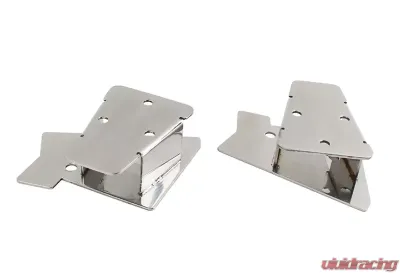 Kentrol Mirror Relocation Bracket Pair Polished Silver for Jeep TJ 2003-2006 - 30542