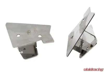 Kentrol Mirror Relocation Bracket Pair Polished Silver for Jeep TJ 2003-2006 - 30542