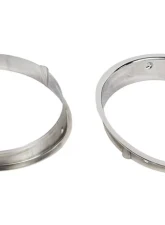Kentrol Headlight Bezels Pair Polished Silver for Jeep TJ 1997-2006                                     - 30543 - Image 3