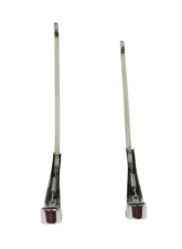 Kentrol Windshield Wiper Arms Pair Polished Silver for Jeep CJ 1968-1986                                     - 30544 - Image 3