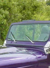 Kentrol Windshield Wiper Arms Pair Polished Silver for Jeep CJ 1968-1986                                     - 30544 - Image 5