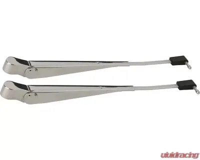 Kentrol Windshield Wiper Arms Pair Polished Silver for Jeep YJ 1987-1995 - 30545