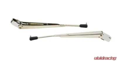 Kentrol Windshield Wiper Arms Pair Polished Silver for Jeep YJ 1987-1995 - 30545