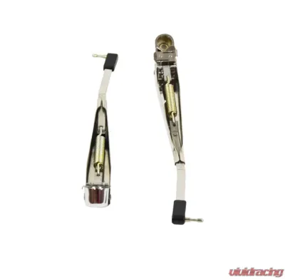 Kentrol Windshield Wiper Arms Pair Polished Silver for Jeep YJ 1987-1995 - 30545