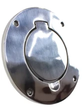 Kentrol Billet Style Gas Hatch Polished Silver for Jeep TJ 1997-2006, 30553                                     - 30553 - Image 4