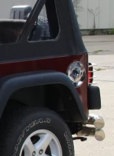 Kentrol Billet Style Gas Hatch Polished Silver for Jeep TJ 1997-2006, 30553                                     - 30553 - Image 6