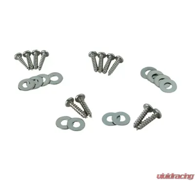 Kentrol Euro Light Guard Set, 4 Pieces, Polished Silver, Fits Jeep TJ 1997-2006 - 30557