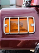 Kentrol Euro Light Guard Set, 4 Pieces, Polished Silver, Fits Jeep TJ 1997-2006                                     - 30557 - Image 7