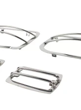 Kentrol Light Guard Set 4 Pieces Polished Silver for Jeep YJ 1987-1995                                     - 30558 - Image 4